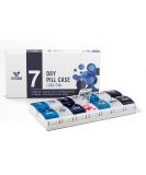 Medcosa 7-Day Pill Case | AM & PM Medicine Organizer | 2x Daily Supplement Box with 14 Compartments - Buy Online on GoSupps.com