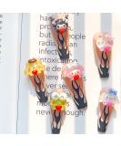 60PCS Kawaii Cat Resin Nail Art Charms - Cute Jelly Candy Slime Decoration DIY Kit - Buy Online on GoSupps.com