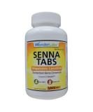 Wonder Laboratories Senna Tablets - Natural Vegetable Laxative for Constipation Relief - 1000 Tablets - Buy Online on GoSupps.com