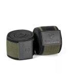 IPF USAPL USPA IPL Certified Knee Wraps for Weightlifting - Powerlifting Squatting Straps for Gym Workout - Men & Women (78 Milspec Green) - Buy Online on GoSupps.com
