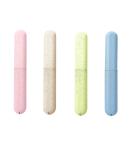 Shullin 4-Piece Travel Toothbrush Set | Ventilated Toothbrush Covers & Storage Box for Family - Buy Online on GoSupps.com