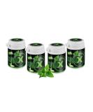 KauX Xylitol Dental Care Chewing Gum - Aspartame-Free Peppermint Pack of 4 (60g - 40 Pieces) | Healthier Teeth & Fresh Breath - Buy Online on GoSupps.com