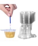 100 One-Way Urine Cups for Ovulation & Pregnancy Tests | LH Test Strip Containers - International Shipping - Buy Online on GoSupps.com