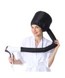 Syxls Hair Dryer Hood Attachment - Rubber Band Drying Cap for Thick Hair - Ideal for Women & Girls - Black - Buy Online on GoSupps.com