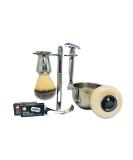 Buy G.B.S Men's Shaving Set - Double Edge Safety Razor MK 38 Shaving Brush & Natural Soap - Premium Quality from Solingen Germany - International Shipping Available - Buy Online on GoSupps.com