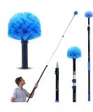 EVERSPROUT 5-to-12 Foot Cobweb Duster and Extension-Pole Combo (20 Ft Reach, Medium-Stiff Bristles), Hand-Packaged, Lightweight, 3-Stage Aluminum Pole, Indoor & Outdoor Use Spider Web Brush with Pole 12 feet - Buy Online on GoSupps.com