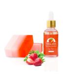 Strawberry Yoni Soap Bar & Oil Set | Natural Feminine Care for pH Balance & Odor Elimination - 150g x2 + 1 fl. oz Perfume Oil - Buy Online on GoSupps.com