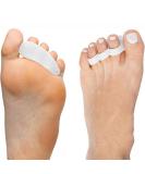 Pedimend Gel Hammer Toe Splint Cushion | Toe Separators & Spacers for Hammertoes | Foot Care for Men and Women (White) - Buy Online on GoSupps.com