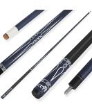LING LI TE LLT 58-Inch Segmented Matte Glass Fiber Graphite Composite Billiard Cue - Blue 20oz - Buy Online on GoSupps.com