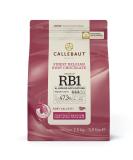 Ruby Chocolate Callets 5.5 lb | Callebaut RB1 Recipe | Natural Ruby Cocoa Bean | No Colorants or Fruit Flavorings - Buy Online on GoSupps.com