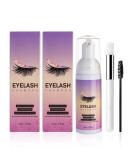 Tongyend Lash Shampoo for Extensions - Eyelash Cleanser with Brushes for Salon & Home Use (2pc) - Buy Online on GoSupps.com