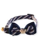 Necoichi Regal Crown Cat Collar in Navy - Premium Quality Feline Accessory - Buy Online on GoSupps.com
