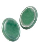 Nupuyai Green Aventurine Oval Thumb Worry Stone Set for Healing Anxiety - 2pcs 45x35mm #6-green - Buy Online on GoSupps.com