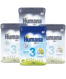 Humana Probalance follow -up milk 3 from the 10th month baby food after breastfeeding initial food or a follow -up milk 2 ideal for feeding 4 x 750 g 112 portions of 200ml - Buy Online on GoSupps.com