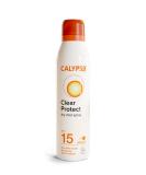 Calypso Clear Protect Dry Mist Spray SPF15 | Water Resistant sun spray | Non-greasy sun protection | Continuous Spray | 175ml 175 ml (Pack of 1) - Buy Online on GoSupps.com