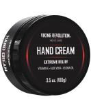 Viking Revolution Men's Hand Cream for Dry Cracked Hands Repair - Aloe Vera Moisturizer with Vitamin E (3.5oz) - Buy Online on GoSupps.com
