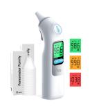 Buy Accurate Ear Thermometer for Kids Adults & Babies - 30 Memory Recall 1s Fast Results & Fever Alert | 24 Disposable Probe Covers Included - Buy Online on GoSupps.com