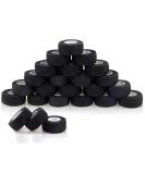 BISIBITA2 Self Adhesive Bandage Rolls Grip Cover Sensi Wrap Tape for Sports Wrist Ankle Pets 5-Yards 24pcs (1 inch Black) 1 Inch (Pack of 24) Black - Buy Online on GoSupps.com