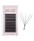 5D eyelash extension y form webart prefabricated compartments of individual eyelash extensions (0.07d 12mm) 1 piece (1 Pack) 5Y-0.07d-12mm - Buy Online on GoSupps.com