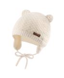 XIAOHAWANG Baby Earflap Beanie Hat - Soft Knit Boy/Girl Cute Bear Infant Toddler Hat (White, 0-6 Months) - Buy Online on GoSupps.com