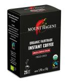 Mount Hagen Organic Instant Regular Coffee - 25 Count Single Serve Packets, 1.76 oz (50g) - Buy Online on GoSupps.com