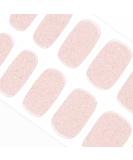 DANNI & TONI Semi Cured Gel Nail Polish Strips - Glitz Collection | Salon-Quality Manicure Stickers in Peach Puff with Colourful Shimmer - 28 Stickers - Buy Online on GoSupps.com