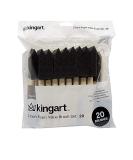 KINGART 242-20 Foam Brush Value Pack - Black (Pack of 20) 2 Inch - Buy Online on GoSupps.com