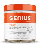 Genius Test - The Smart Testosterone Booster For Men | Natural Energy Supplement, Brain & Libido Support, Fat Loss | Muscle Builder with Ksm-66 Ashwagandha, Shilajit and Tongkat Ali, 120 Veggie Pills - Buy Online on GoSupps.com
