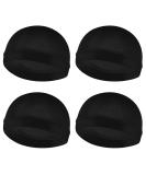 4 Silky Shaft Caps for Men - Unisex Black Stockings for 360 540 720 Waves | Soft Breathable Shower & Bath Accessories - Buy Online on GoSupps.com