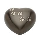 Urns UK Pet Cremation Memorial Heart Urn Hertford Pewter 5" Black - Buy Online on GoSupps.com