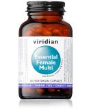 Viridian Essential Female Multi - Hibiscus & Cranberry - 60 Vegicaps | Buy Now - Buy Online on GoSupps.com