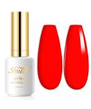 Imtiti Gel Nail Polish - 15ml Neon Red Soak Off Gel for DIY Nail Art | Perfect Gift for Women | International Shipping - Buy Online on GoSupps.com