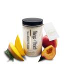 Frankonia Bath & Spa Sauna Salz Peeling - Mango Peach 400g - Sea salt with jojoba oil vitamin e body scrub - shower and body peeling for all skin types - vegan - without parabens - Buy Online on GoSupps.com