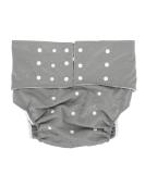 Adjustable Gray Adult Diaper Pants - Washable Reusable Cloth Diapers for Incontinence - Buy Online on GoSupps.com