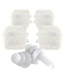 Silicone Ear Plugs - Discreet Soft & Adjustable Noise Reduction for Sleeping Travel Office & Shower | Kitchen Discovery - Buy Online on GoSupps.com