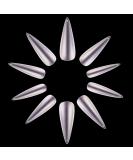 Makartt Stiletto Matte Nail Tips - Long Full Cover Press-On Acrylic Nails - 500 Clear Pointed Tips - Buy Online on GoSupps.com