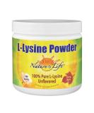 Nature's Life L-Lysine Powder Unflavored 200g - Immune Support & Healthy Skin - Buy Online on GoSupps.com