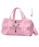Dorlubel Cute Ballet Dance Bag Tutu Dress Bag with Key Chain for Girls (Pink2 of Long Mesh) - Buy Online on GoSupps.com