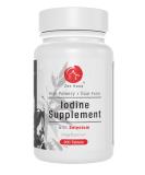 Zen Haus High Potency Iodine Supplement with Selenium - 200 Tablets for Thyroid & Immune Support - Buy Online on GoSupps.com