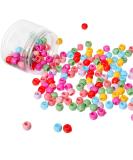 200 Mini Hair Clips for Kids & Women - Rainbow Pearl Hairpins - Colorful Bunted Plastic Hair Accessories - Buy Online on GoSupps.com