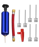 Portable Ball Pump with Needles and Nozzles for Sports Balls and Inflatables - Buy Online on GoSupps.com