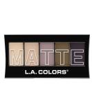 L.A. COLORS 5 Color Matte Eyeshadow in Natural Linen - 0.25 oz - Buy Online on GoSupps.com