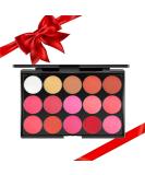 Phantomsky 15 Colors Cream Lip Gloss Makeup Palette make -up kit make -up pallet blush pallet make -up palette make -up cosemetic contouring kit - durable wiped natural - Buy Online on GoSupps.com