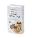 Clearspring Organic Sushi Brown Rice - Short Grain Japanese Style 500g - Buy Online on GoSupps.com