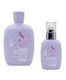 Alfaparf Milano Semi di Lino Smooth Set - Sulfate Free Shampoo & Smoothing Cream for Frizzy Hair | Anti Frizz Hair Care to Restore Shine & Smoothness - Buy Online on GoSupps.com