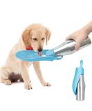 Zoneyan 750ml Stainless Steel Water Bottle for Dogs - Portable Pet Drinking Bottle for Travel Parks & Hiking (Light Blue) - Buy Online on GoSupps.com