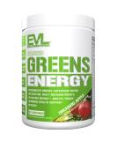 EVL Super Greens Energy Drink Powder - Vegan Superfood Mix for Energy, Focus, and Immunity - Spirulina, Chlorella, Wheat Grass, Caffeine - 30 Servings - Buy Online on GoSupps.com