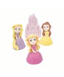 4x Princess Cake Toppers Set - Princess Castle Girls Birthday Party Wedding Baby Shower Christening Cupcake Decoration - Comes with an Edible Glue - Buy Online on GoSupps.com