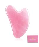 Gua Sha Tool for Face Eyes and Whole Body Massage  Natural Jade Stone Natural Jade Stone Gua Sha Board for SPA Acupuncture Therapy Trigger Point Treatment (Pink) Pink Gua Sha - Buy Online on GoSupps.com