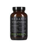 KIKI Health Premium Organic Wheatgrass Powder Supplement - Vegan-Friendly UK Made - Supports Muscles, Bones & Rich in Minerals - 100g - Buy Online on GoSupps.com